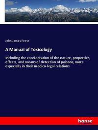 Produktbild: A Manual of Toxicology