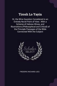 Produktbild: Tirosh Lo Yayin