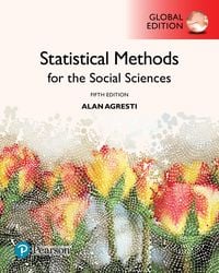 Produktbild: Statistical Methods for the Social Sciences, Global Edition
