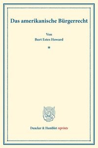 Produktbild: Das amerikanische B&uuml;rgerrecht.
