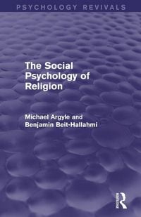 Produktbild: The Social Psychology of Religion (Psychology Revivals)