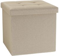 Produktbild: Stoff Sitztruhe Sitzbank Truhe Box Hocker Boxas