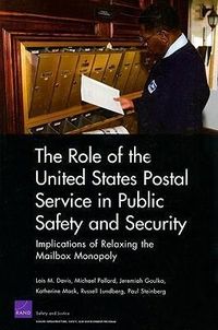 Produktbild: The Role of the United States Postal Service in Public Safety and Security