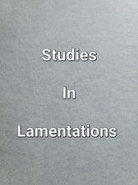 Produktbild: Studies In Lamentations