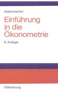 Produktbild: Einf&uuml;hrung in die &Ouml;konometrie