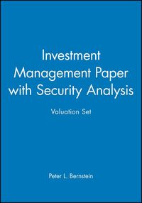 Produktbild: Investment Management Paper with Security Analysis Valuation Set