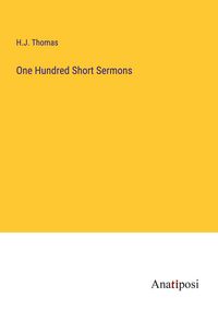 Produktbild: One Hundred Short Sermons