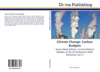 Produktbild: Climate Change: Carbon Budgets