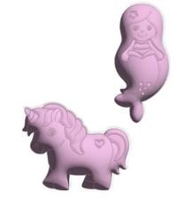 Produktbild: Spielstabil 7447 - Sandförmchen Fabelwesen, Einhorn oder Meerjungfrau, 1 Stück (Vorauswahl nicht möglich!)