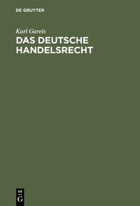 Produktbild: Das deutsche Handelsrecht