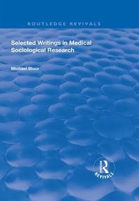 Produktbild: Selected Writings in Medical Sociological Research