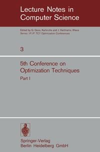 Produktbild: Fifth Conference on Optimization Techniques. Rome 1973
