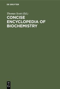 Produktbild: Concise encyclopedia of biochemistry