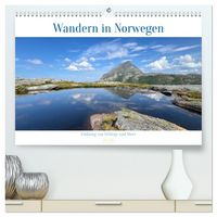 Produktbild: Wandern in Norwegen - Einklang von Gebirge und Meer (hochwertiger Premium Wandkalender 2026 DIN A2 quer), Kunstdruck in Hochglanz