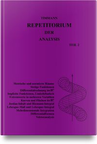 Produktbild: Repetitorium der Analysis, Teil 2