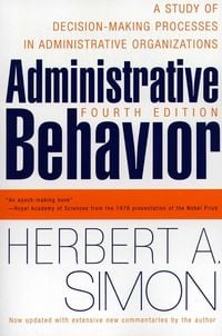 Produktbild: Administrative Behavior, 4th Edition