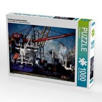 Produktbild: CALVENDO Puzzle Hamburg Containerhafen | 1000 Teile Lege-Gr&ouml;&szlig;e 64x48cm Foto-Puzzle f&uuml;r gl&uuml;ckliche Stunden