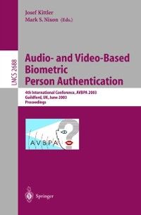 Produktbild: Audio-and Video-Based Biometric Person Authentication