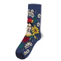Produktbild: Socken &bdquo;Frida Kahlo&ldquo;, blau, Gr. 39-42