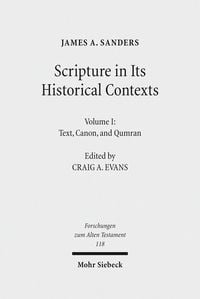 Produktbild: Scripture in Its Historical Contexts