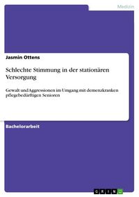 Produktbild: Schlechte Stimmung in der station&auml;ren Versorgung