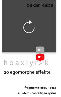 Produktbild: Hoaxlyrik - 20 Egomorphe Effekte