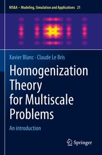 Produktbild: Homogenization Theory for Multiscale Problems