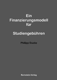 Bild vom Artikel Ein Finanzierungsmodell für Studiengebühren vom Autor Philipp Duske