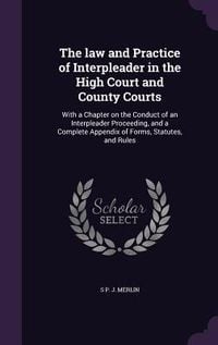 Produktbild: The law and Practice of Interpleader in the High Court and County Courts