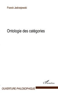 Produktbild: Ontologie des cat&eacute;gories