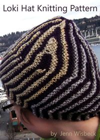 Produktbild: Loki Short Row Hat Knitting Pattern