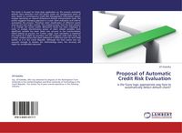 Produktbild: Proposal of Automatic Credit Risk Evaluation