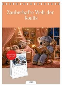 Produktbild: Tischplaner 2027 - Zauberhafte Welt der Koalis (A5 Tischkalender zum Aufstellen) CALVENDO