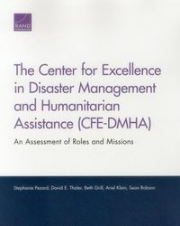 Produktbild: The Center for Excellence in Disaster Management and Humanitarian Assistance (Cfe-Dmha)