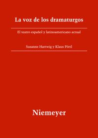 Produktbild: La voz de los dramaturgos