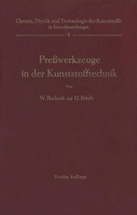 Produktbild: Pre&szlig;werkzeuge in der Kunststofftechnik