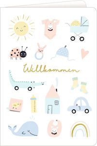 Produktbild: Gru&szlig;karten Meine kleine Welt - Willkommen! (6 x 4 Ex.)