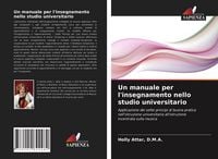 Produktbild: Un manuale per l'insegnamento nello studio universitario