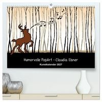 Produktbild: Humorvolle PopArt - Kunstkalender von Claudia Elsner (hochwertiger Premium Wandkalender 2027 DIN A2 quer), Kunstdruck in Hochglanz