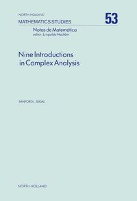 Produktbild: Nine Introductions in Complex Analysis