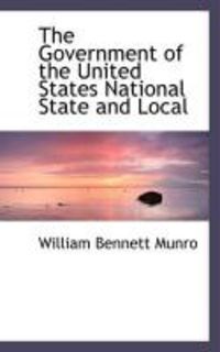 Produktbild: The Government of the United States National State and Local