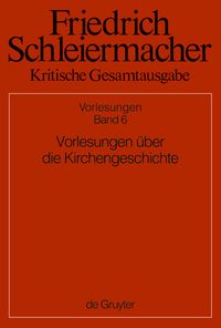 Produktbild: Vorlesungen &uuml;ber die Kirchengeschichte