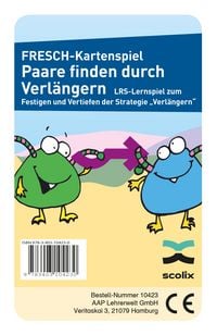 Produktbild: FRESCH-Kartenspiel: Paare finden durch Verl&auml;ngern