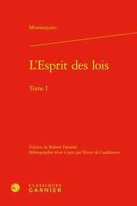 Produktbild: L'Esprit des Lois Tome 1