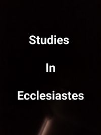 Produktbild: Studies In Ecclesiastes