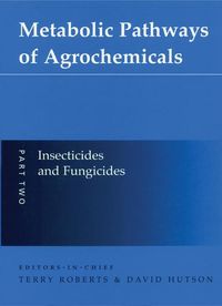Produktbild: Metabolic Pathways of Agrochemicals