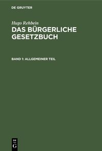 Produktbild: Allgemeiner Teil