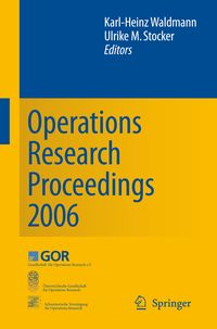 Produktbild: Operations Research Proceedings 2006
