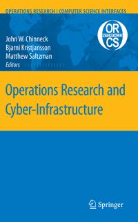 Produktbild: Operations Research and Cyber-Infrastructure