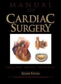 Produktbild: Manual of Cardiac Surgery
